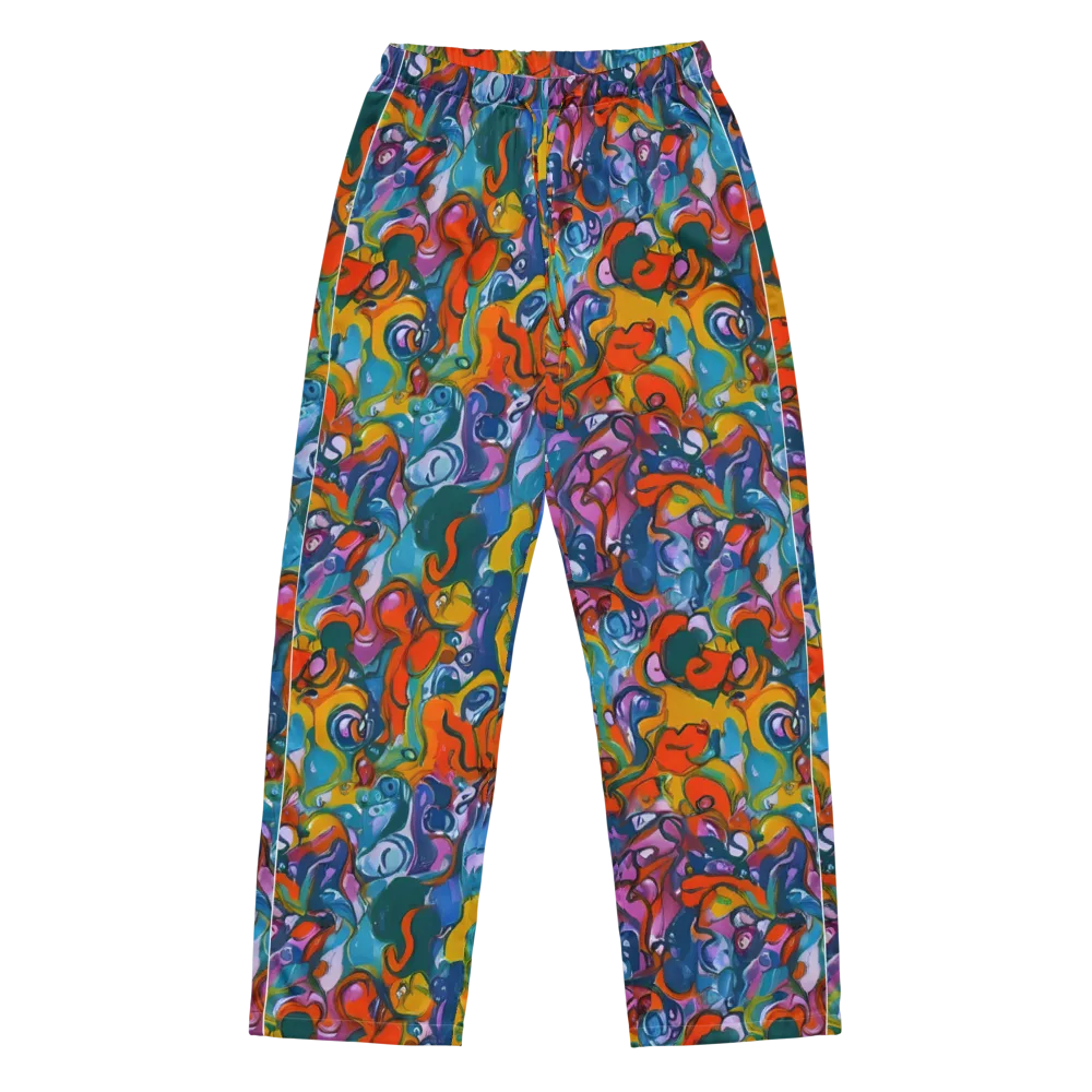 Liquid Menagerie on Women's Pajama Pants — Front
