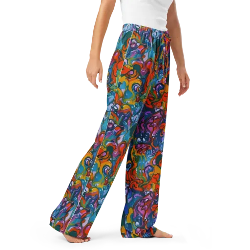 Liquid Menagerie on a Women's Pajama Pants