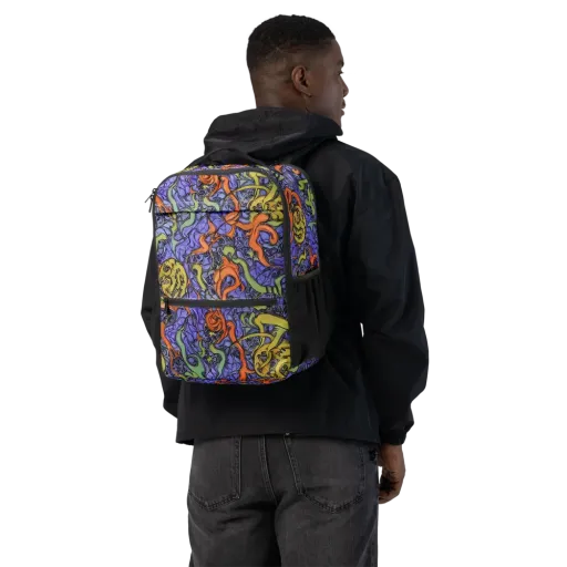 Violet Flux on a Utility Backpack