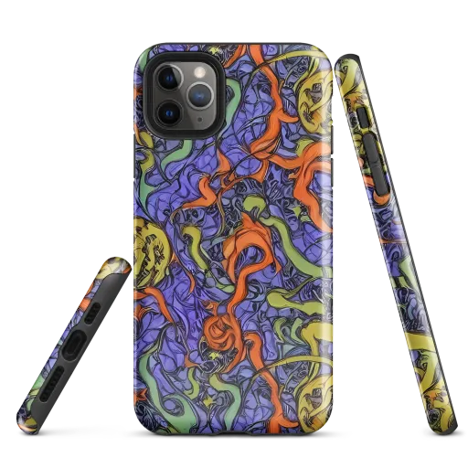 Violet Flux on a Tough Case for iPhone®