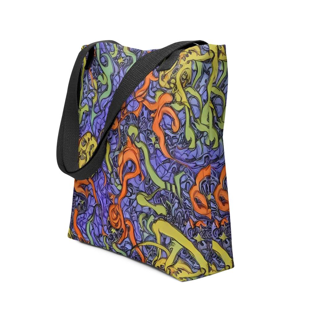 Violet Flux on Tote Bag — Front