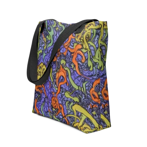 Violet Flux on a Tote Bag