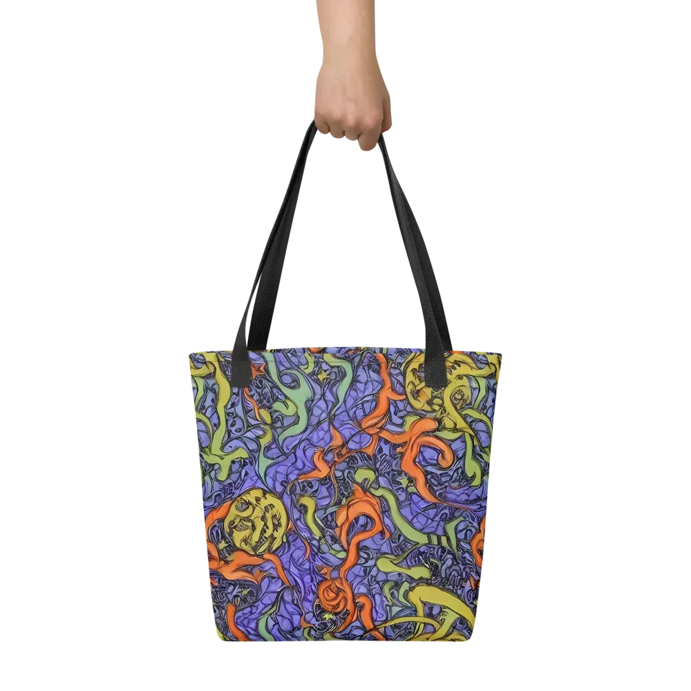 Violet Flux on Tote Bag — Front