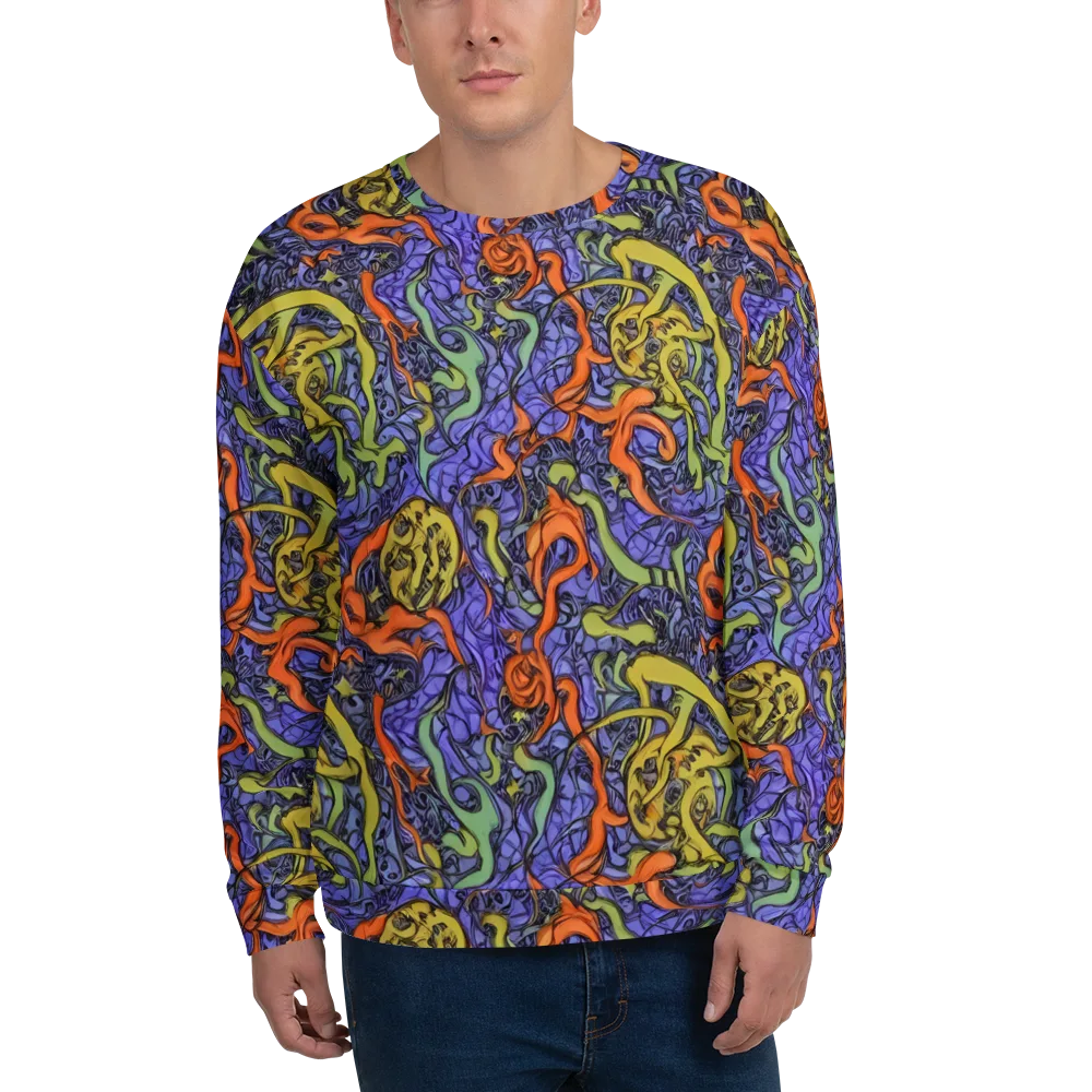 Violet Flux on Sweatshirt — Front