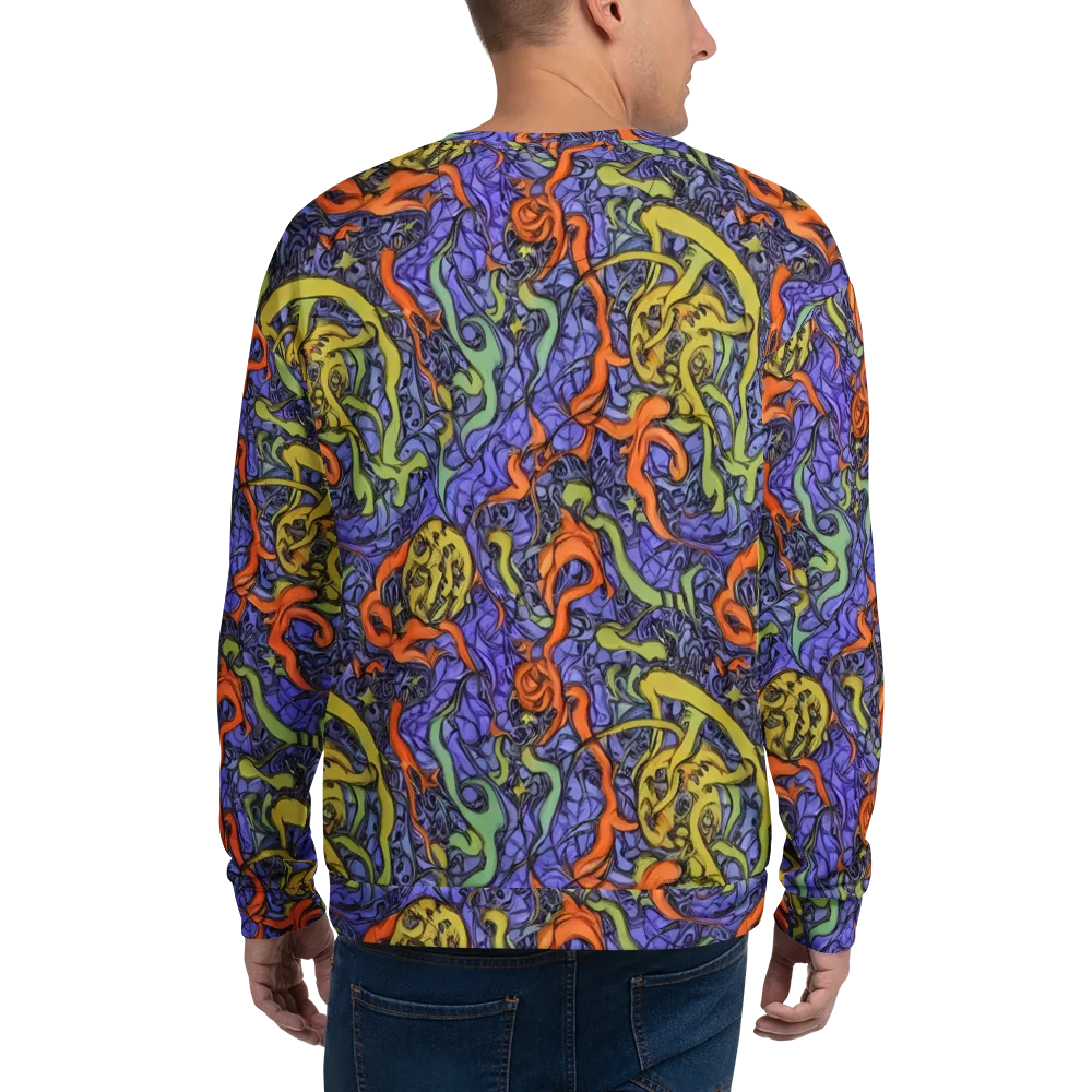Violet Flux on Sweatshirt — Back