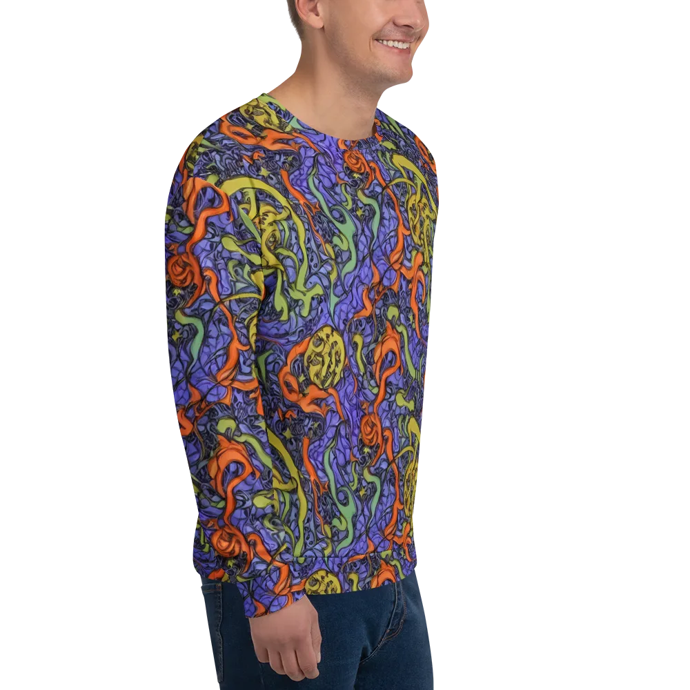 Violet Flux on Sweatshirt — Right Front