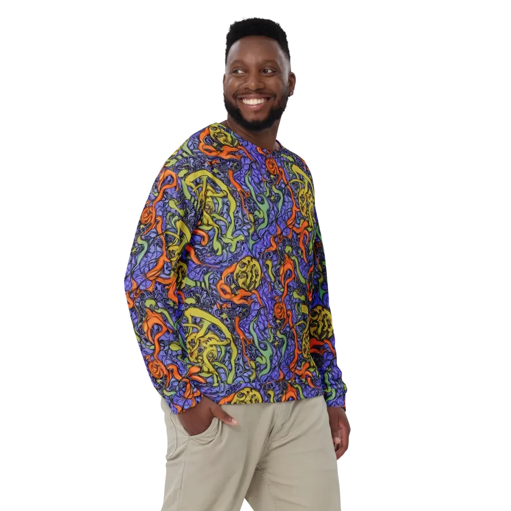 Violet Flux on Sweatshirt — Front
