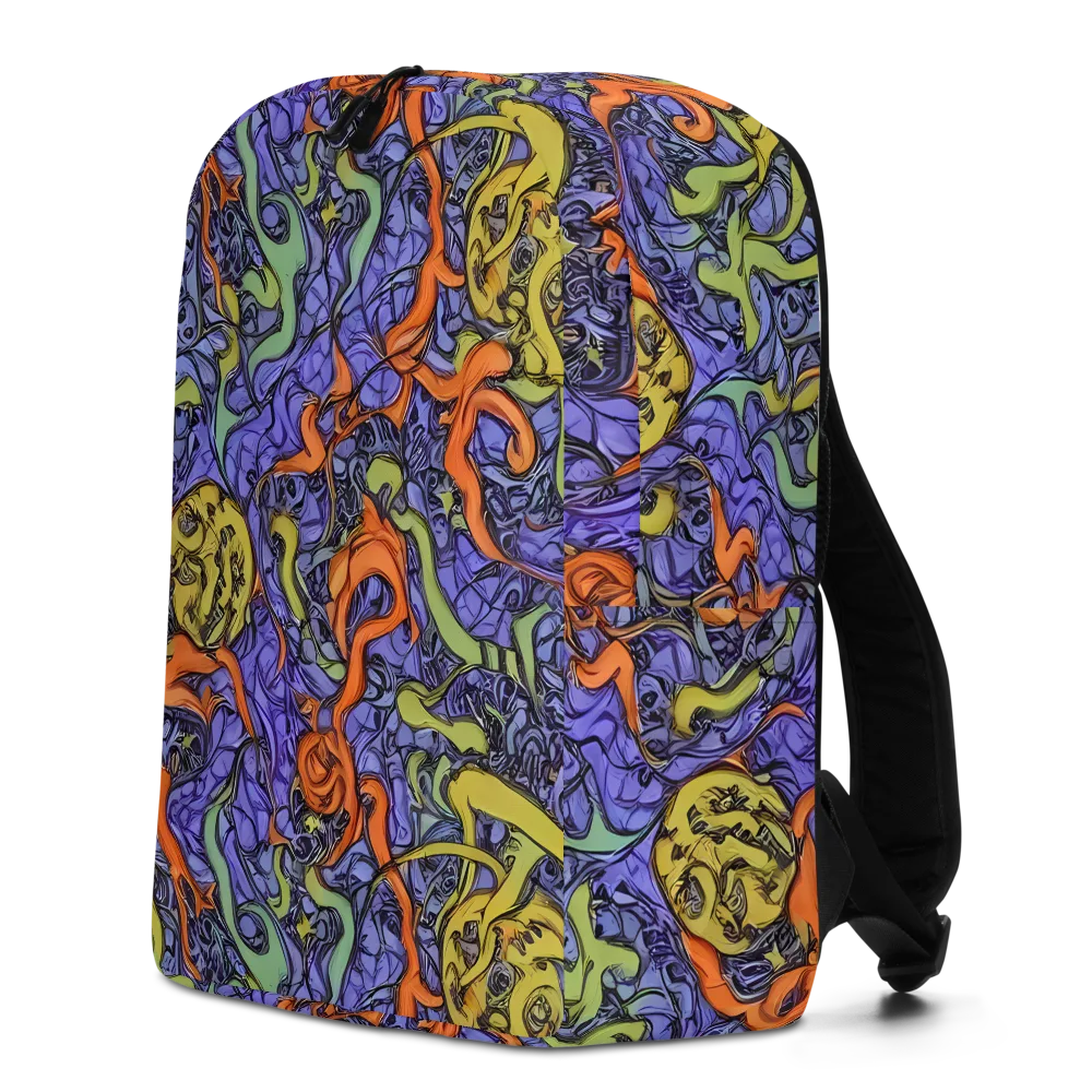 Violet Flux on Minimalist Backpack — Left