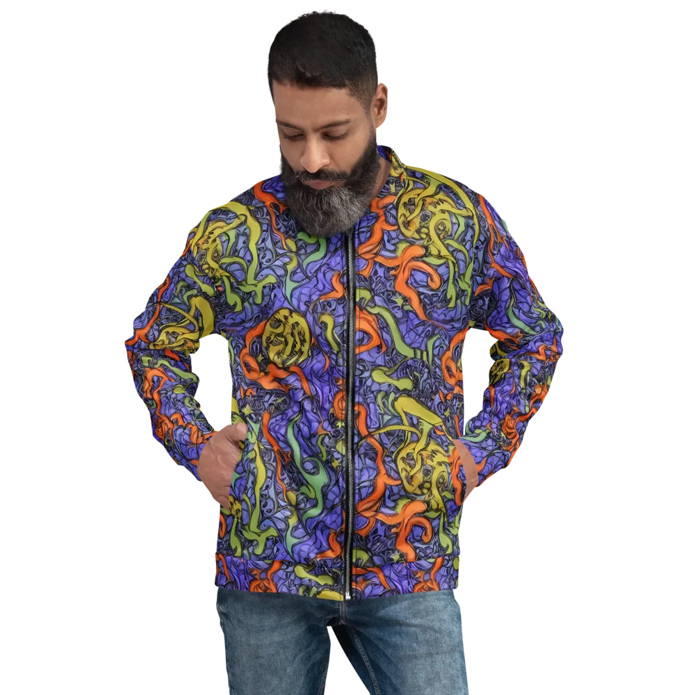 Violet Flux on Bomber Jacket — Front