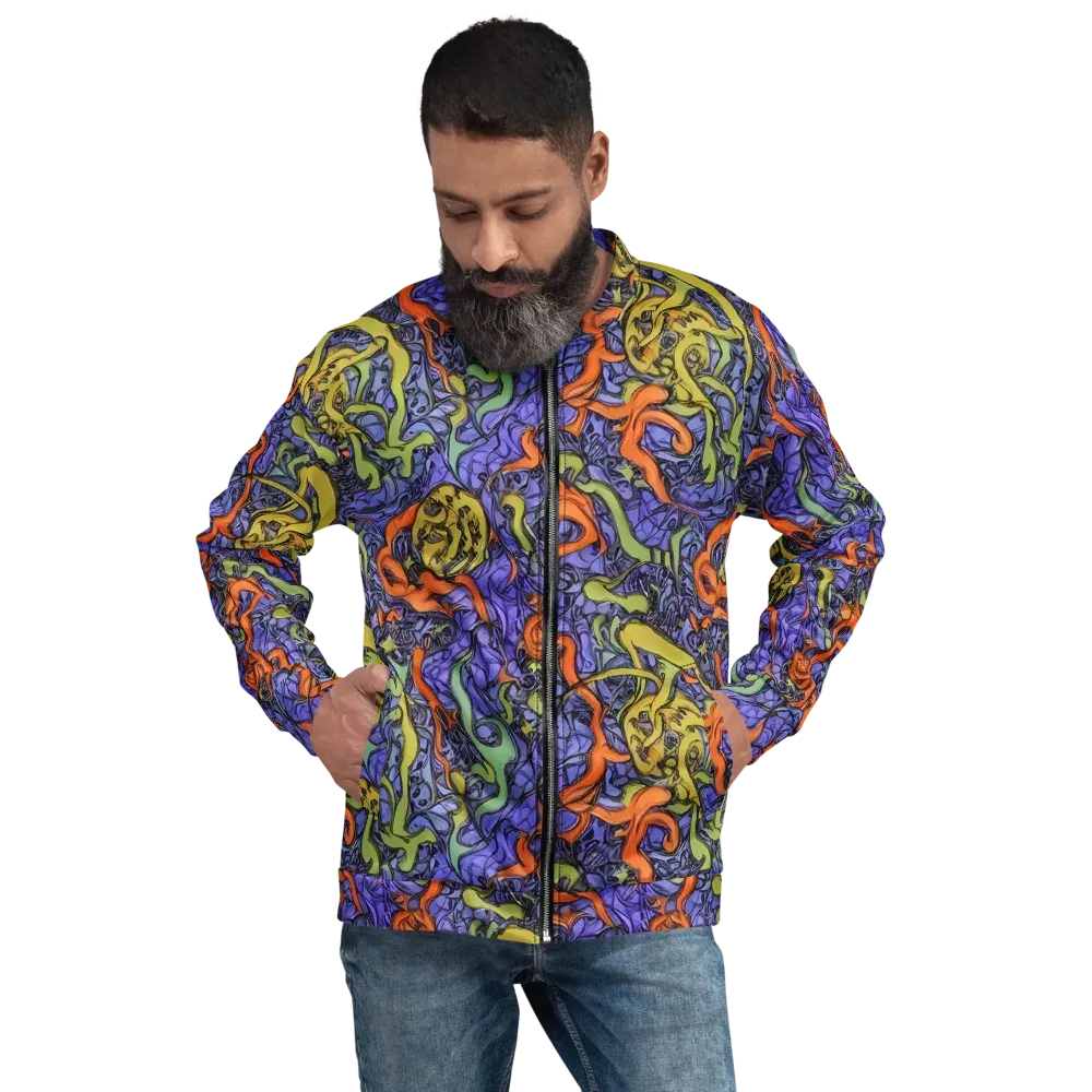 Violet Flux on Bomber Jacket — Front