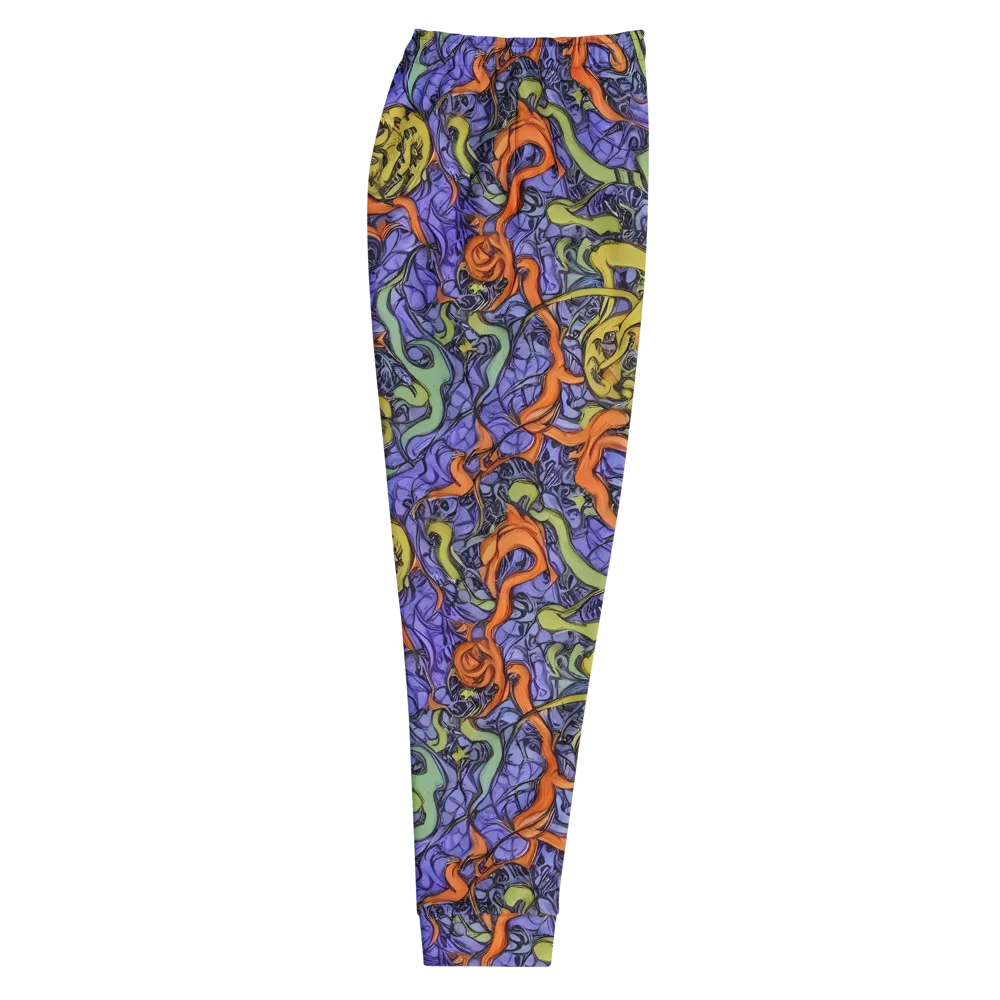 Violet Flux on Men's Joggers — Right