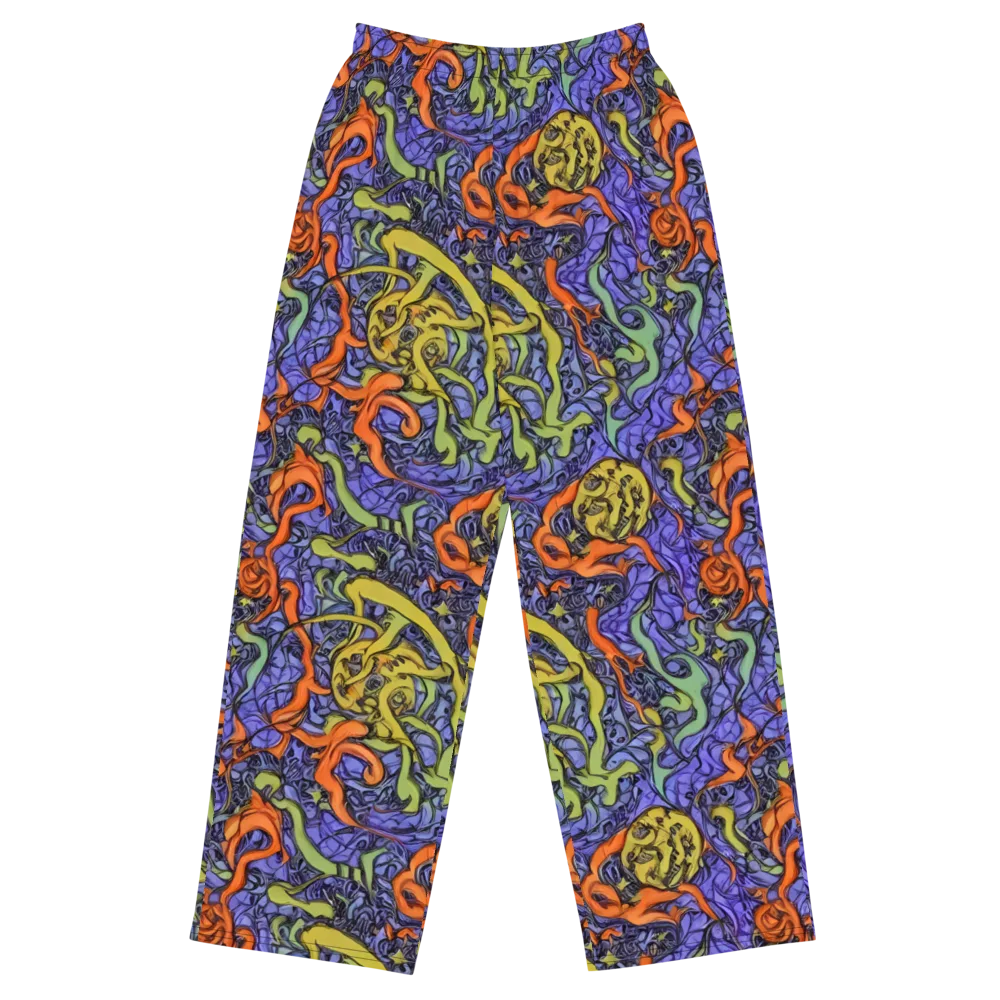 Violet Flux on Wide-Leg Pants — Front