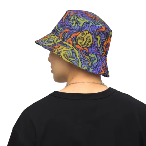 Violet Flux on a Reversible Bucket Hat