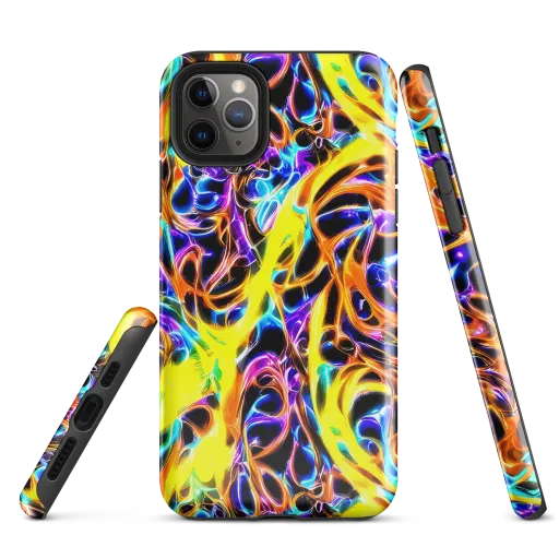 Neon Molten on a Tough Case for iPhone®