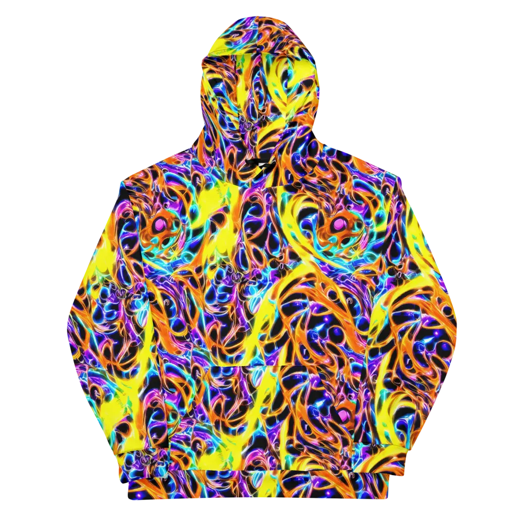 Neon Molten on Cotton Hoodie — Front