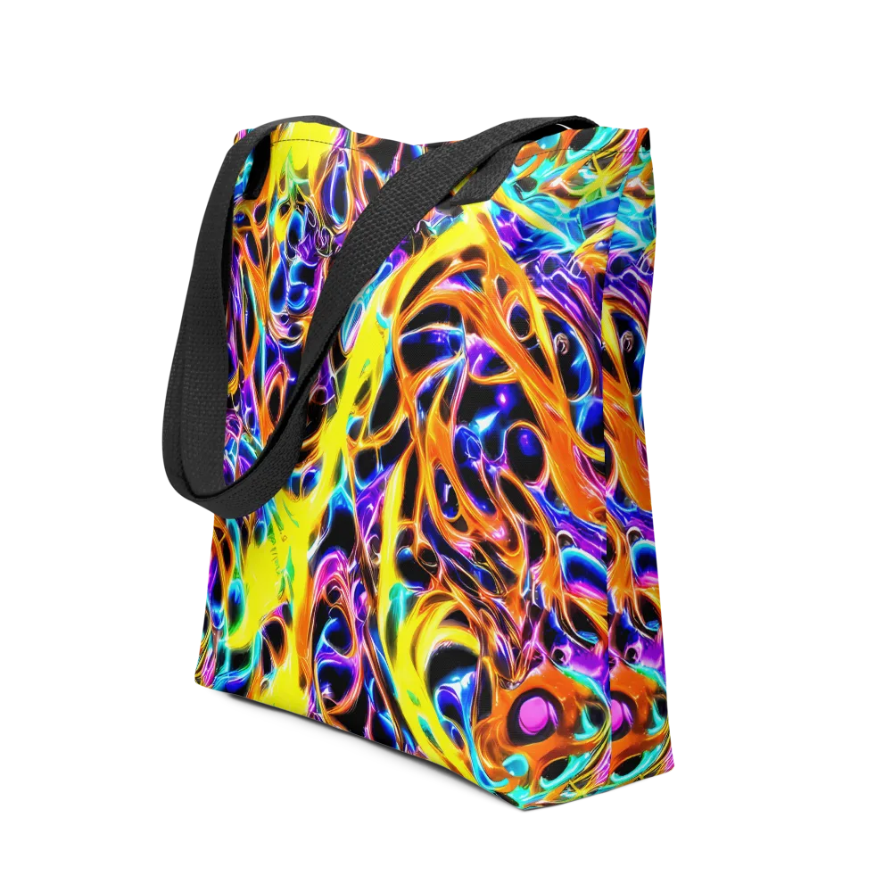 Neon Molten on Tote Bag — Front