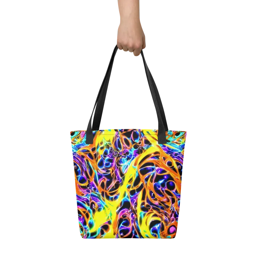 Neon Molten on Tote Bag — Front