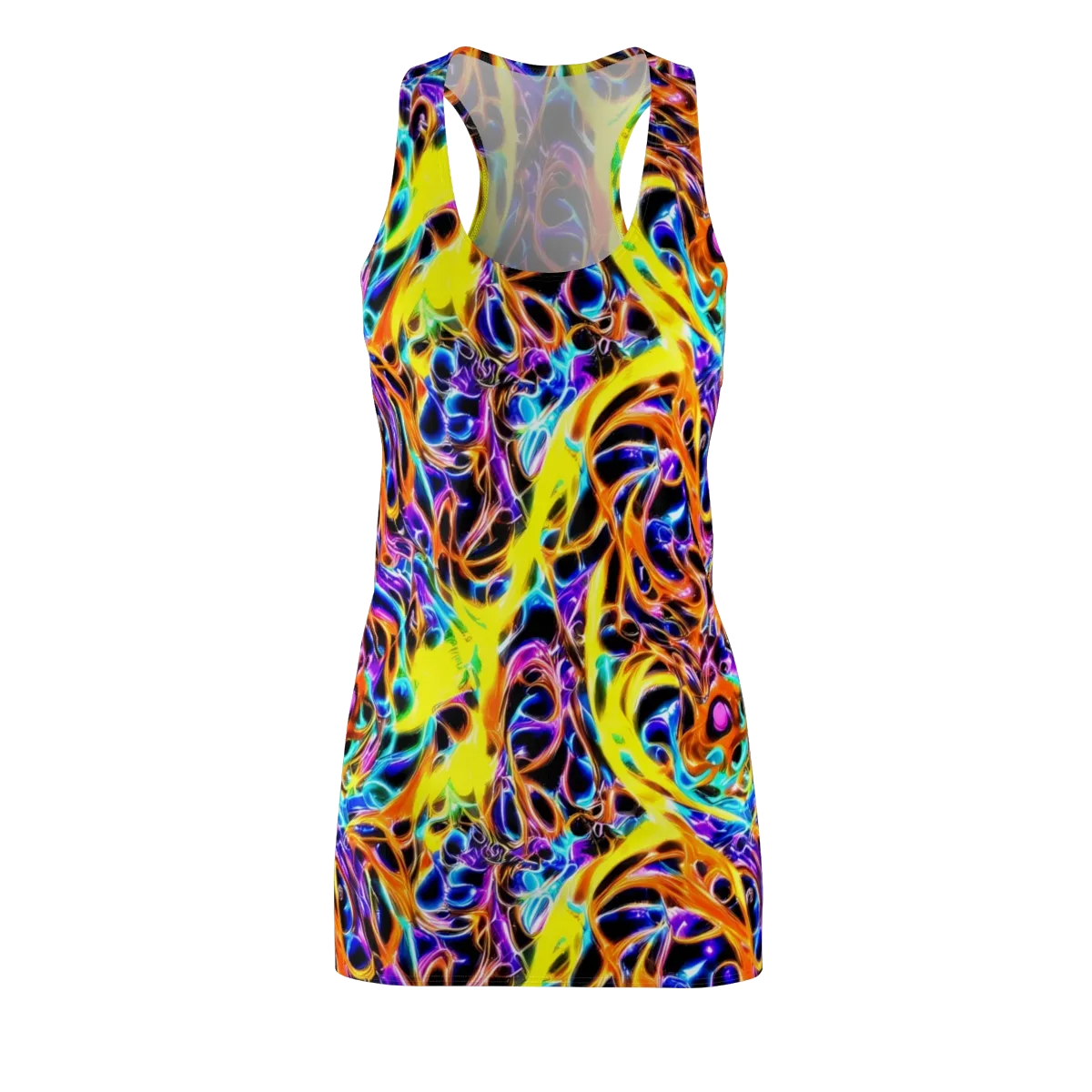 Neon Molten on Racerback Dress — Front