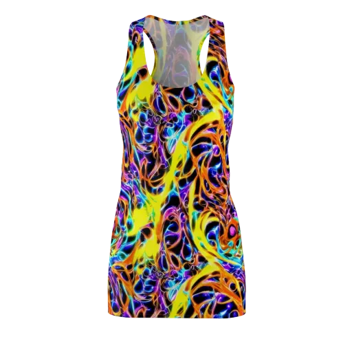 Neon Molten on a Racerback Dress
