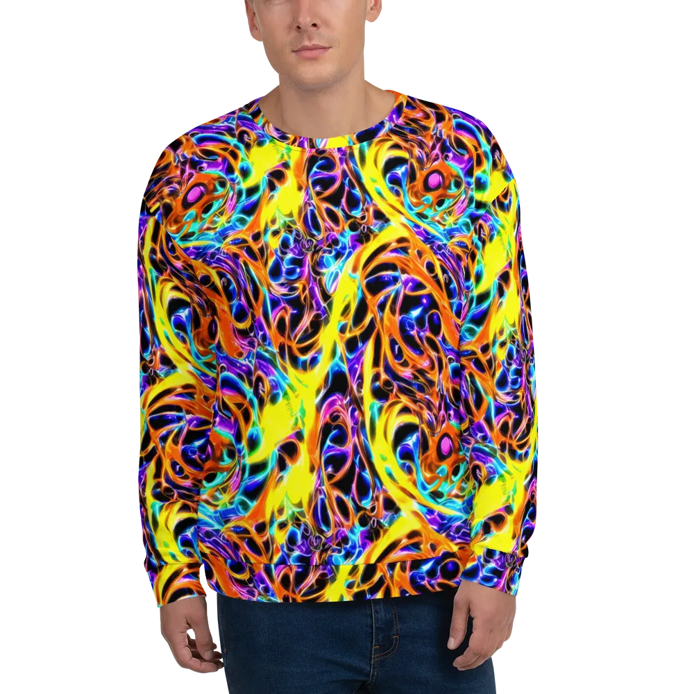 Neon Molten on Sweatshirt — Front