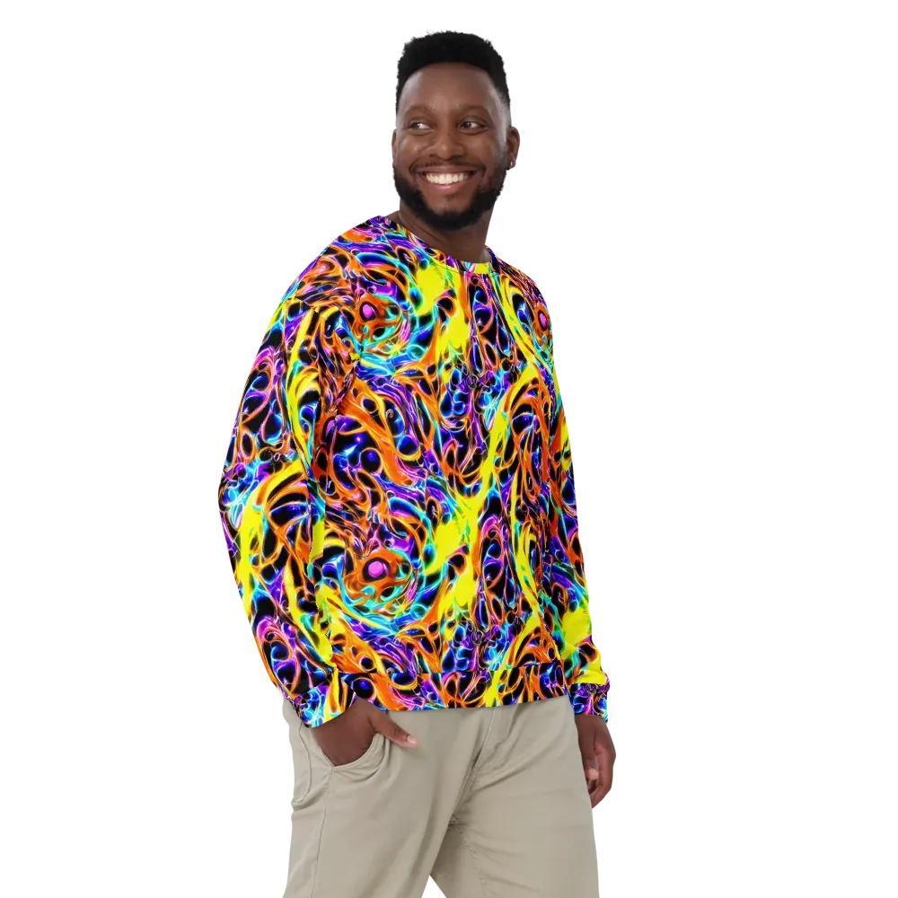Neon Molten on Sweatshirt — Front
