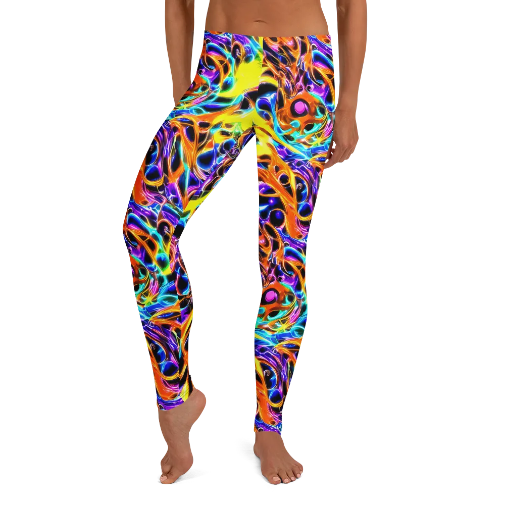 Neon Molten on Leggings — Front