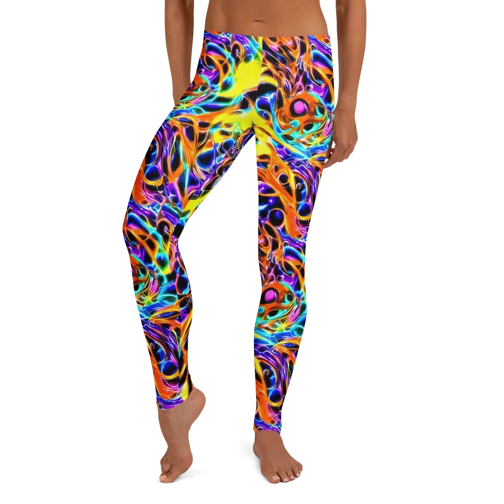 Neon Molten on Leggings — Front