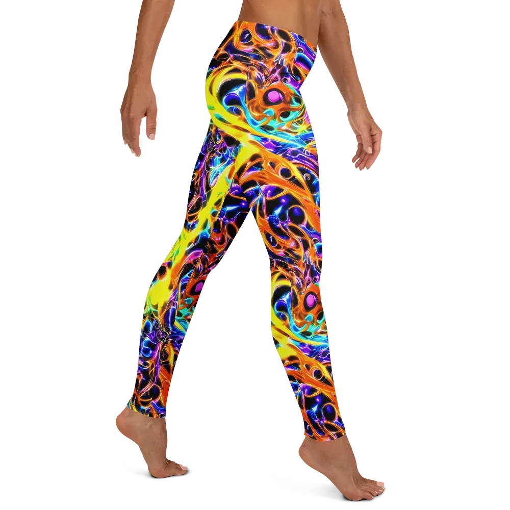 Neon Molten on Leggings — Right