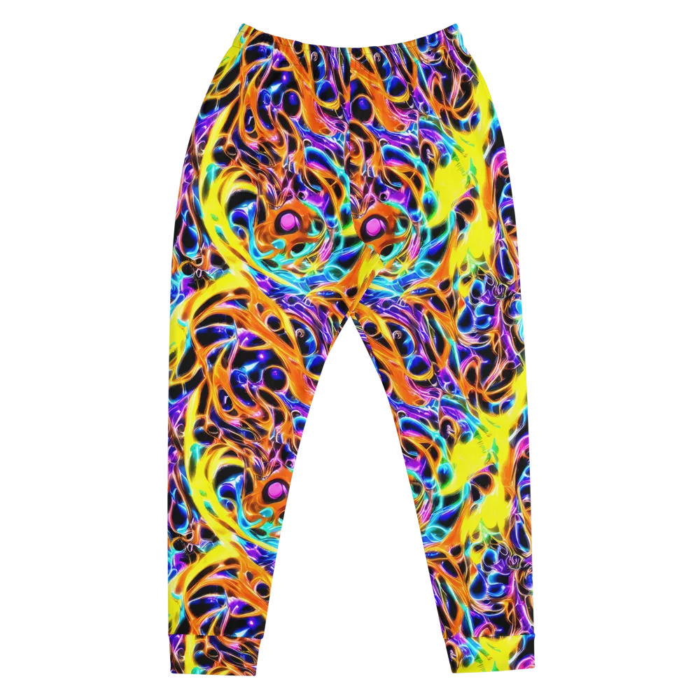 Neon Molten on Men's Joggers — Front