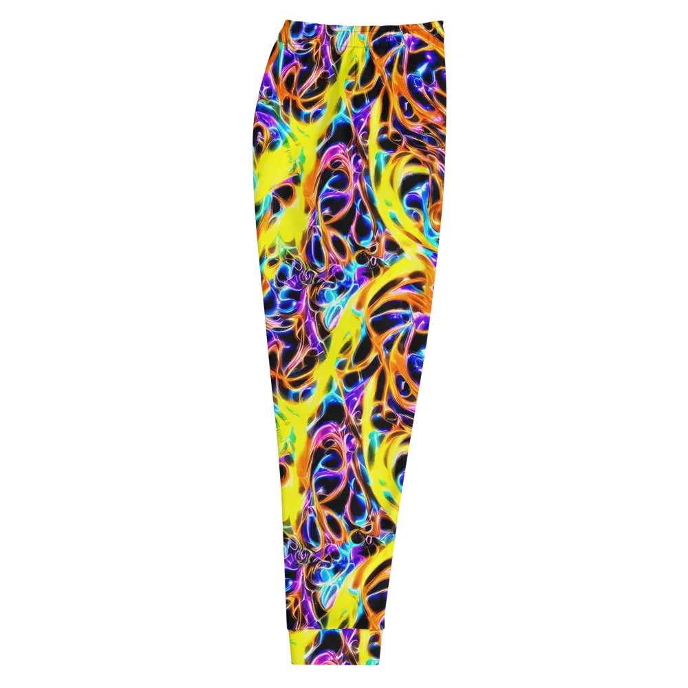 Neon Molten on Men's Joggers — Right