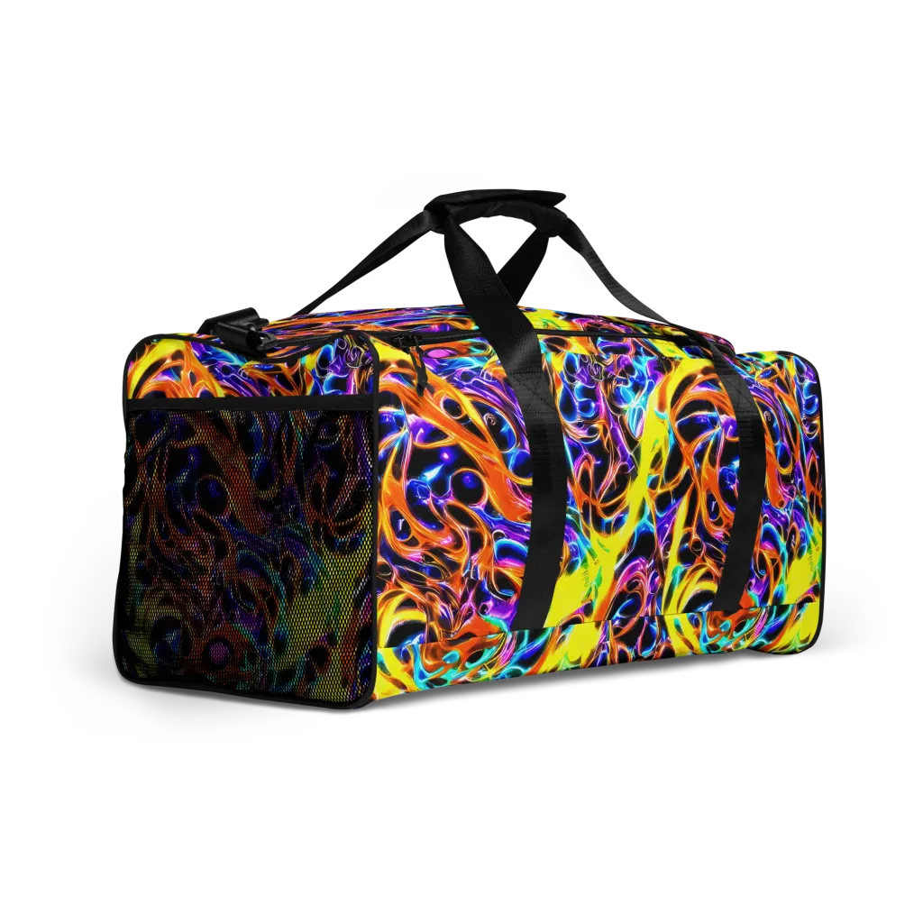 Neon Molten on Duffle Bag — Right Front
