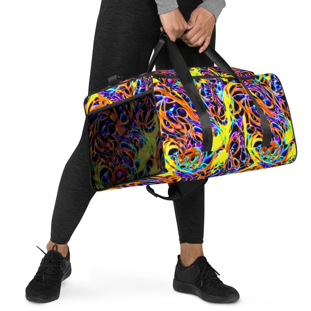Neon Molten on Duffle Bag — Right Front