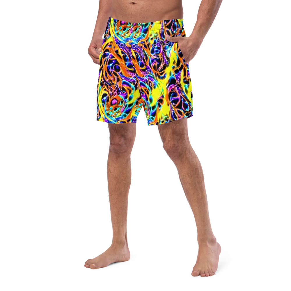 Neon Molten on Swim Trunks — Left Front