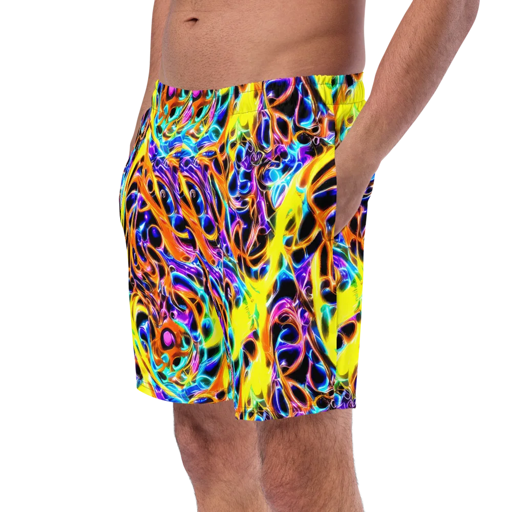 Neon Molten on Swim Trunks — Left Front
