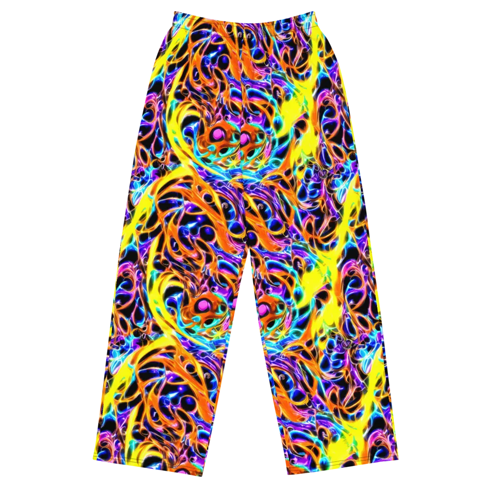 Neon Molten on Wide-Leg Pants — Front