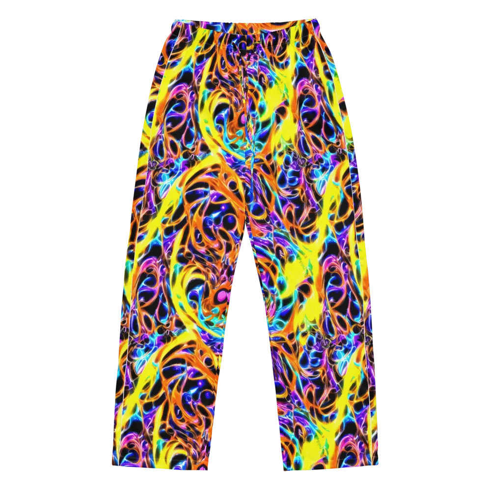 Neon Molten on Women's Pajama Pants — Front