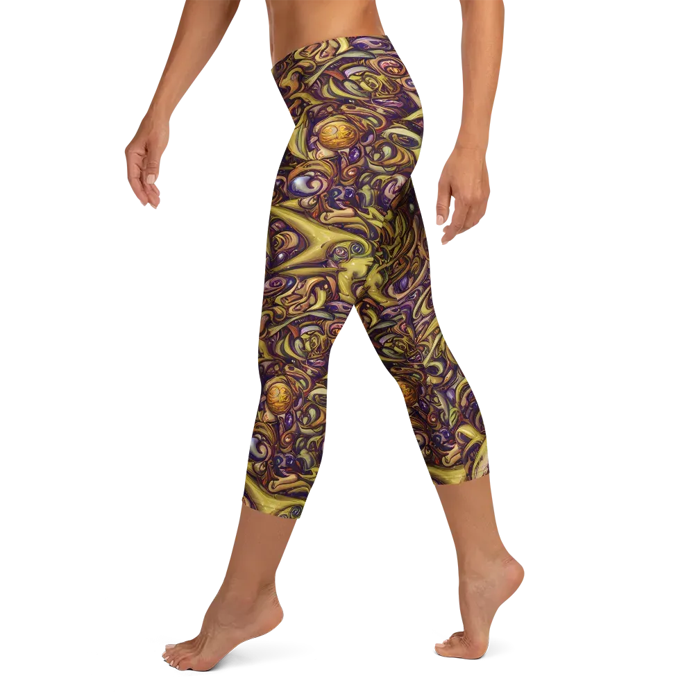 Molten Baroque on Capri Leggings — Left