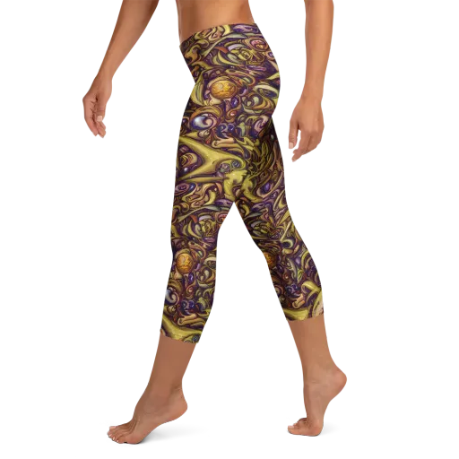 Molten Baroque on a Capri Leggings