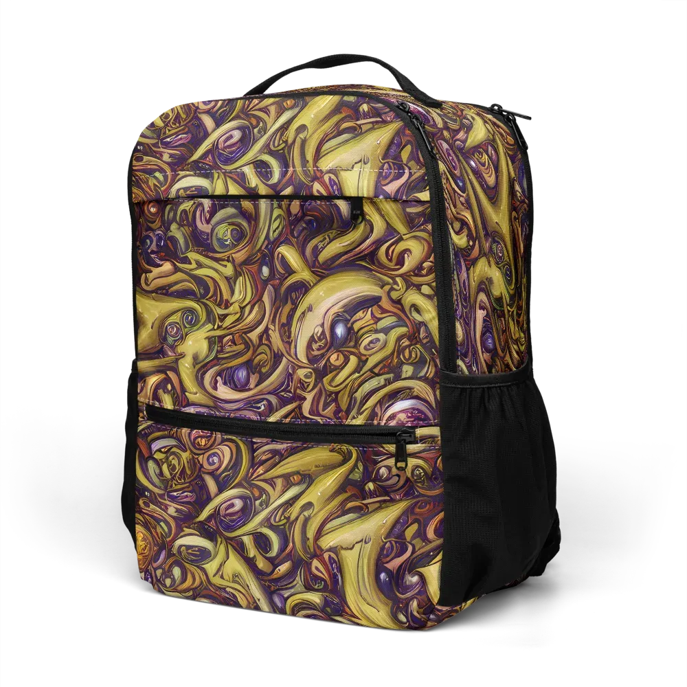 Molten Baroque on Utility Backpack — Left Front