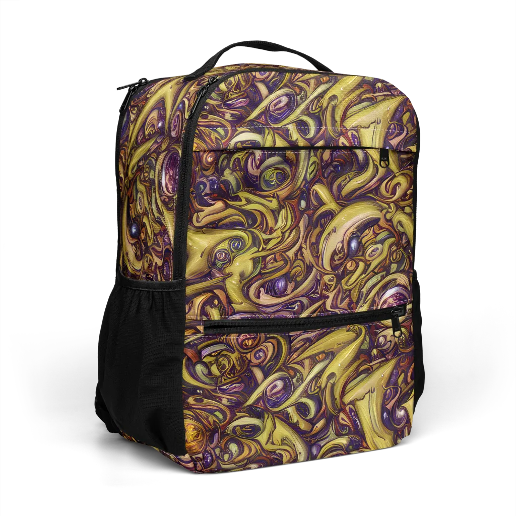 Molten Baroque on Utility Backpack — Right Front