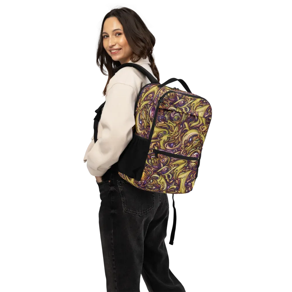 Molten Baroque on Utility Backpack — Back