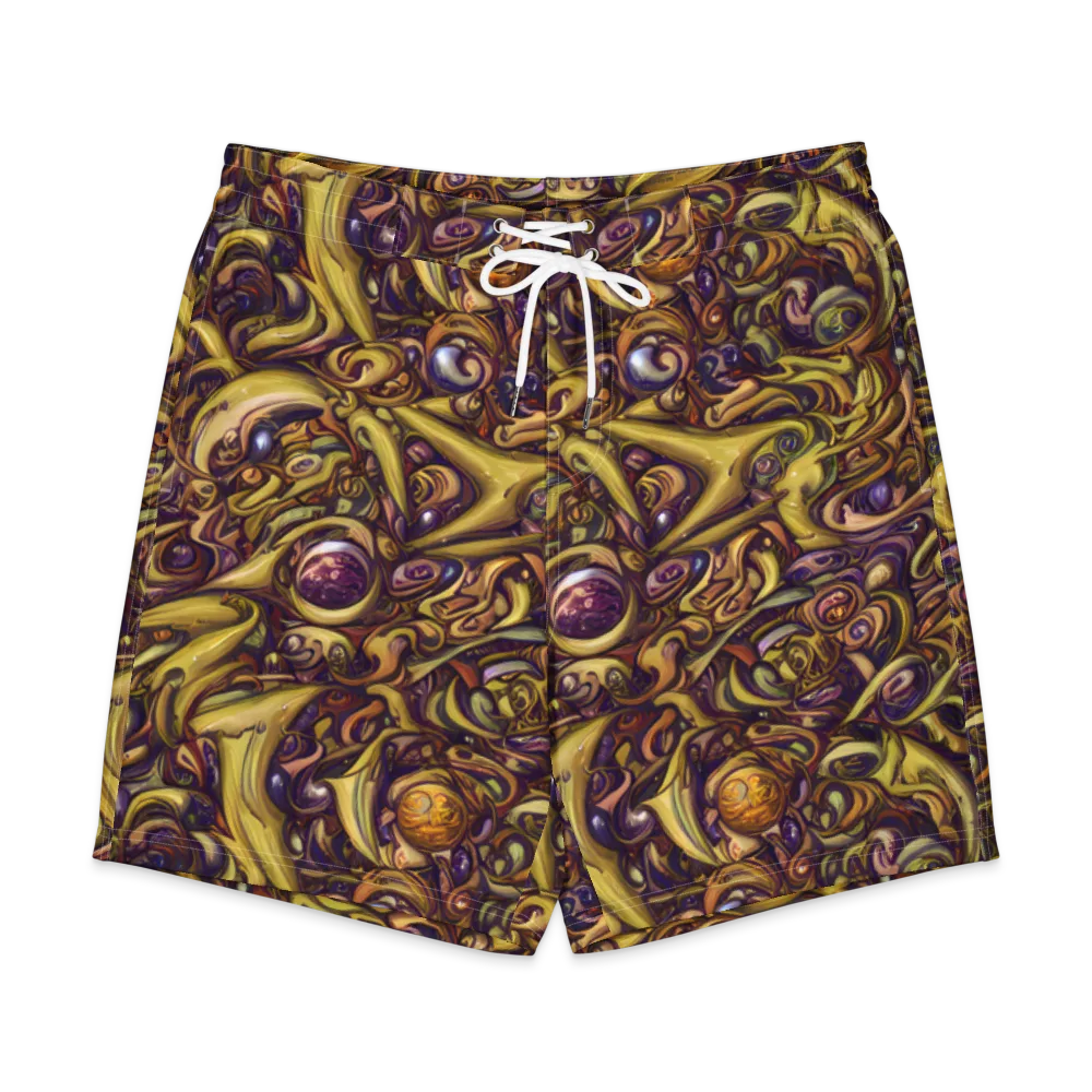 Molten Baroque on Men's Board Shorts — Front