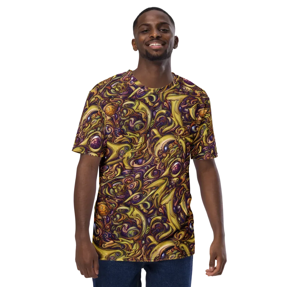 Molten Baroque on Men's Crew Neck T-Shirt — Front