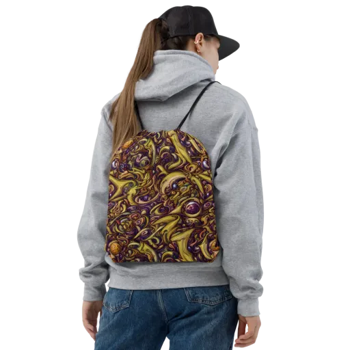Molten Baroque on a Drawstring Bag