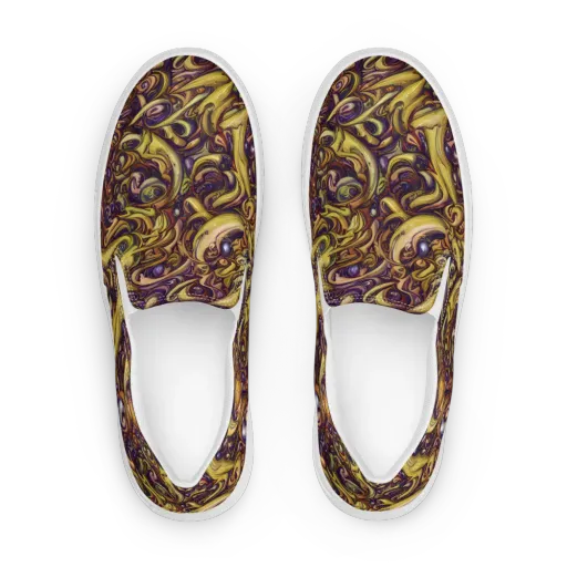 Molten Baroque on a Women's Slip-On Canvas Shoes