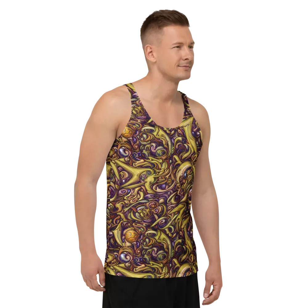 Molten Baroque on Men's Tank Top — Right Front