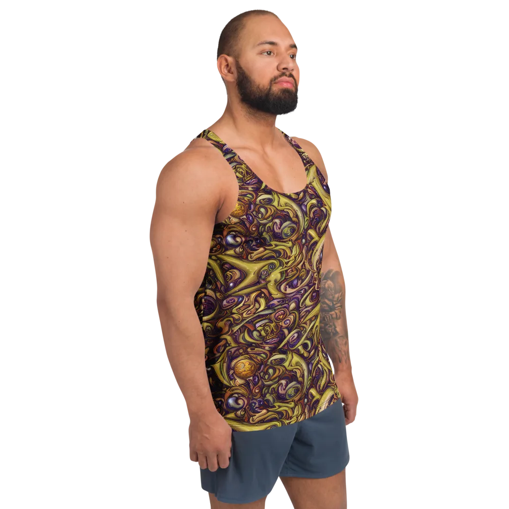 Molten Baroque on Men's Tank Top — Right Front