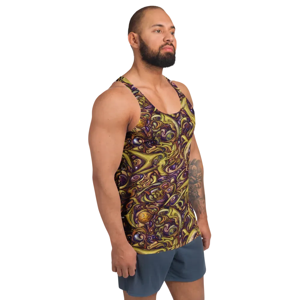 Molten Baroque on Men's Tank Top — Right Front