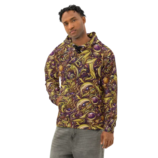 Molten Baroque on a Cotton Hoodie
