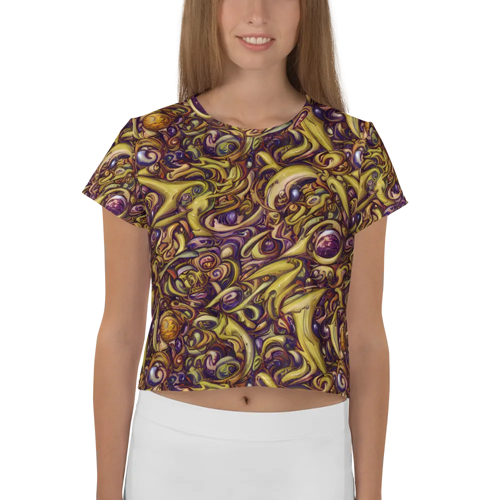 Molten Baroque on Crop Tee — Front